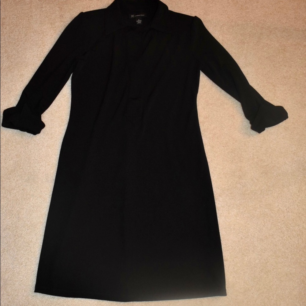 INC International Concepts Women’s Black V-Neck Dress Size M